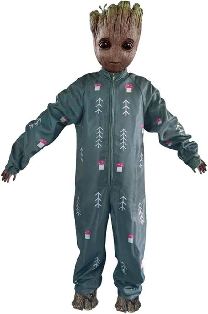 shijia Groot Costume for Kids Groot Costume Toddler Groot Bodysuit One Piece Halloween Outfits | Amazon (US)