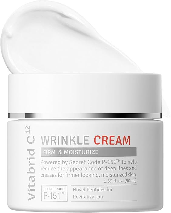 VITABRID C12 Wrinkle Cream - Age Defying Skin Recovery Moisturizer with Peptides, Vitamin C, Shea... | Amazon (US)