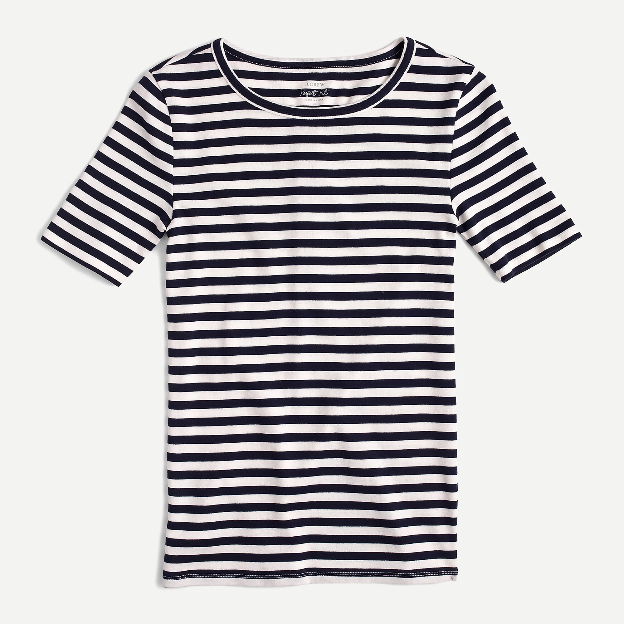 Slim perfect T-shirt in stripe | J. Crew US