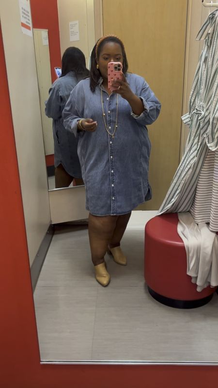 We love a high quality denim dress, right? You’ll love this one from Target. I’m also linking a short sleeve version as well. 

#LTKStyleTip #LTKFindsUnder50 #LTKVideo