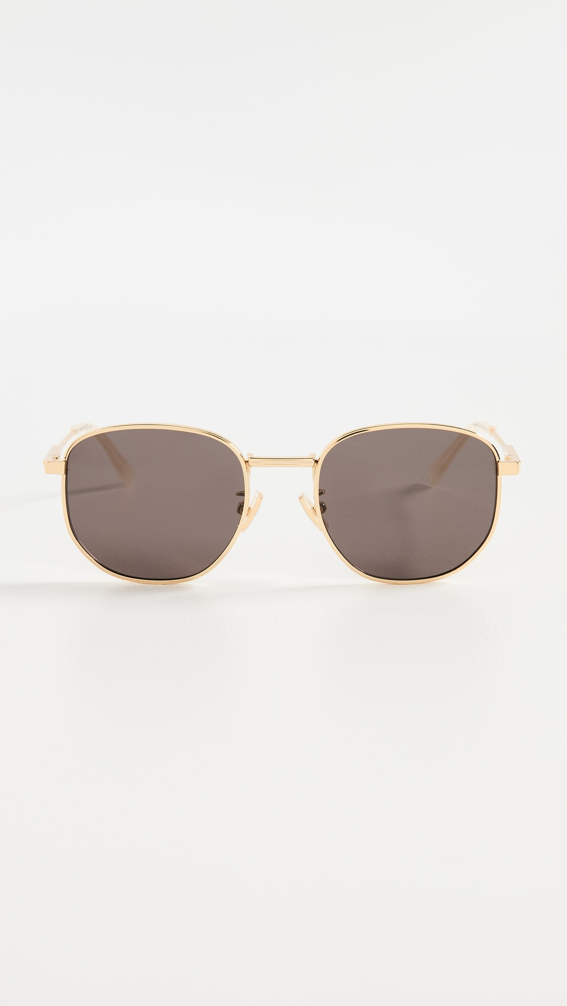 Bottega Veneta Full Metal Round Sunglasses | Shopbop | Shopbop