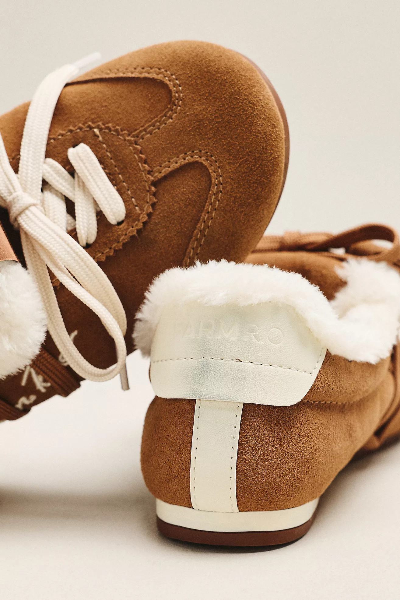 Farm Rio Shearling-Lined Sneakers | Anthropologie (US)