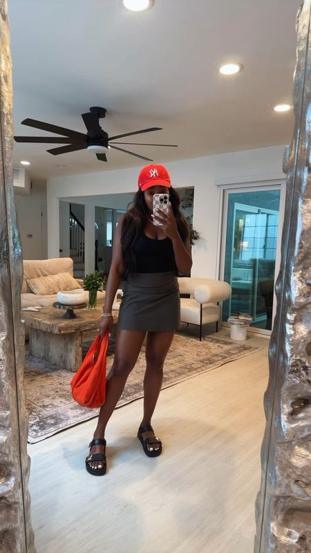 Top - size small 
Skort - size small 

Everyday outfit, athletic outfit, Athleisure outfit, built in bra top, sports bra top, skort, athletic skort, tennis outfit, nyc hat, New York hat, baseball hat, baseball cap, summer outfit, summer everyday outfit, Whitney wiley, soma, 

#LTKfitness #LTKVideo #LTKfindsunder100