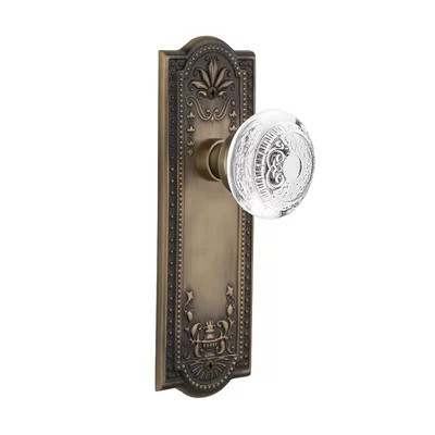 Meadows Plate with Crystal Egg & Dart Knob | Wayfair North America