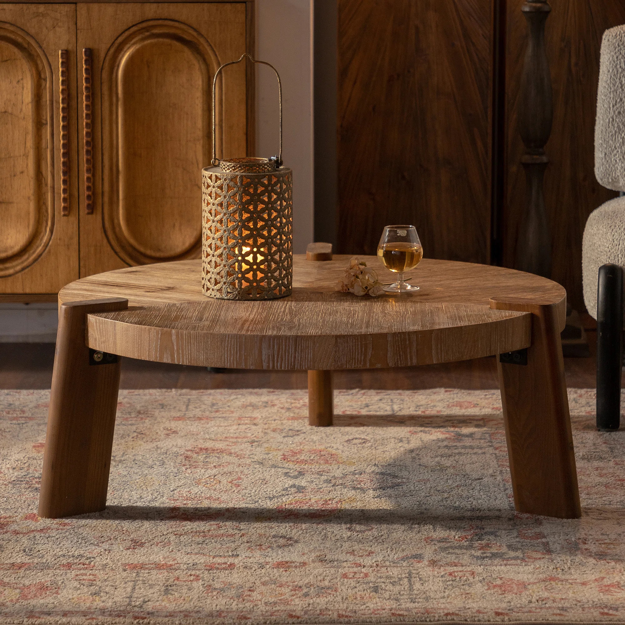 Solid Wood Round Coffee Table | Wayfair North America