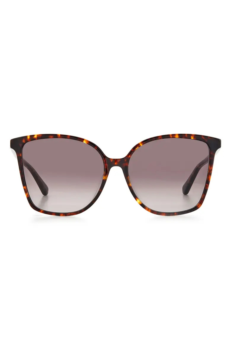 brigitte 58mm gradient cat eye sunglasses | Nordstrom