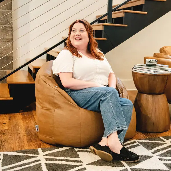 Big Joe Milano Vegan Leather Bean Bag Chair with Massage Function | Bed Bath & Beyond