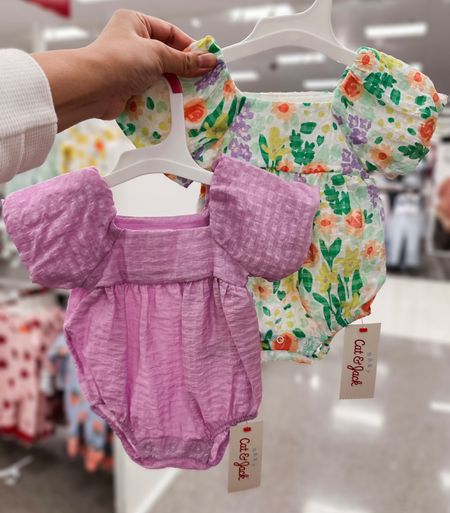 Seriously?! Come on, how adorable are these? I can’t get over the mini puff sleeves 🥹 Gabe these for your baby girl or girl moms! $18 from Cat & Jack at Target 🎯 

#LTKbaby #LTKfindsunder50 #LTKkids