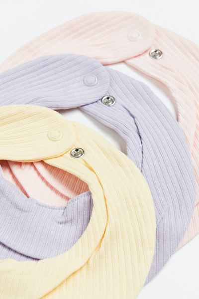 3-pack Ribbed Triangular Scarves | H&M (US + CA)