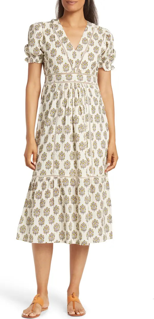 Maisie Floral Short Sleeve Cotton Maxi Dress | Nordstromrack | Nordstrom Rack