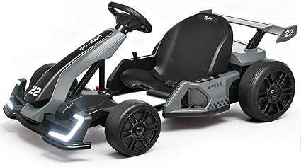 Blitzshark 24V Kids Go Kart 300W Drift Kart Powerful Electric Pedal Kart Outdoor Race Toy, with 2... | Amazon (US)