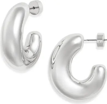 Nordstrom Oval Polished Hoop Earrings | Nordstrom | Nordstrom