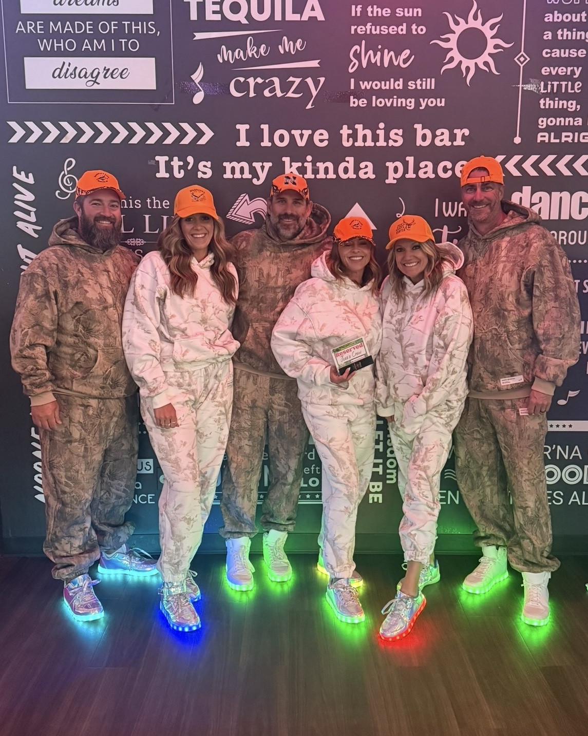 Everyone needs a Comfrt set imo— we rocked them for couples glow golf and now I wear it around the house all the time. Perfect together or separate.

I did medium hoodie and small bottoms. Dave did XL hoodie and bottoms.

#LTKmomlife #LTKgrwm