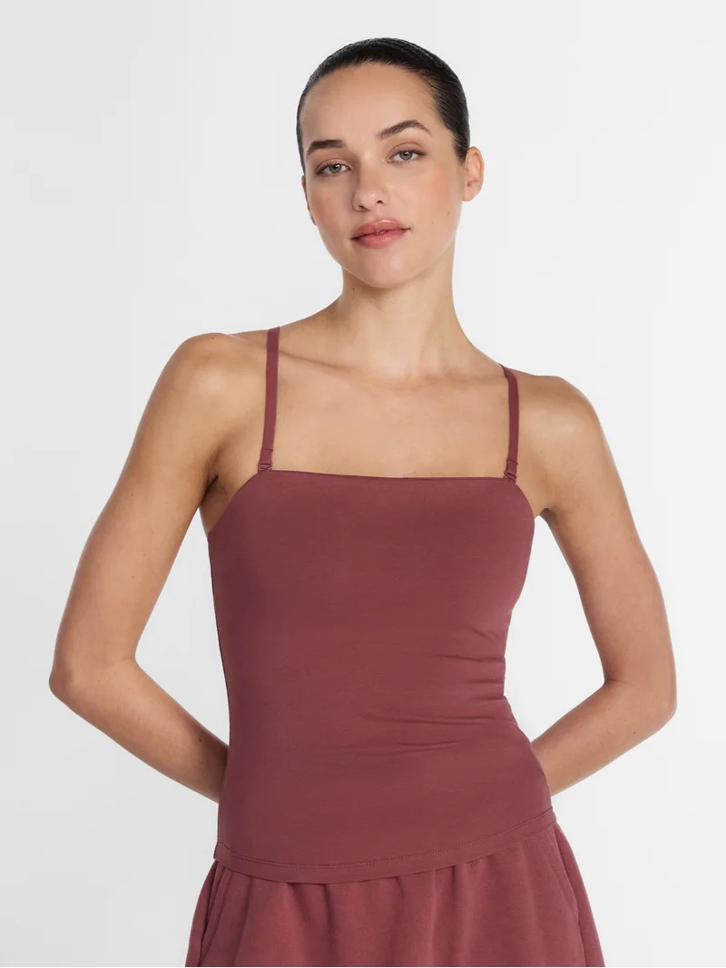 Athletic Works Women's Cotton-Blend Tube Top, Sizes XS-XXXL | Walmart (US)