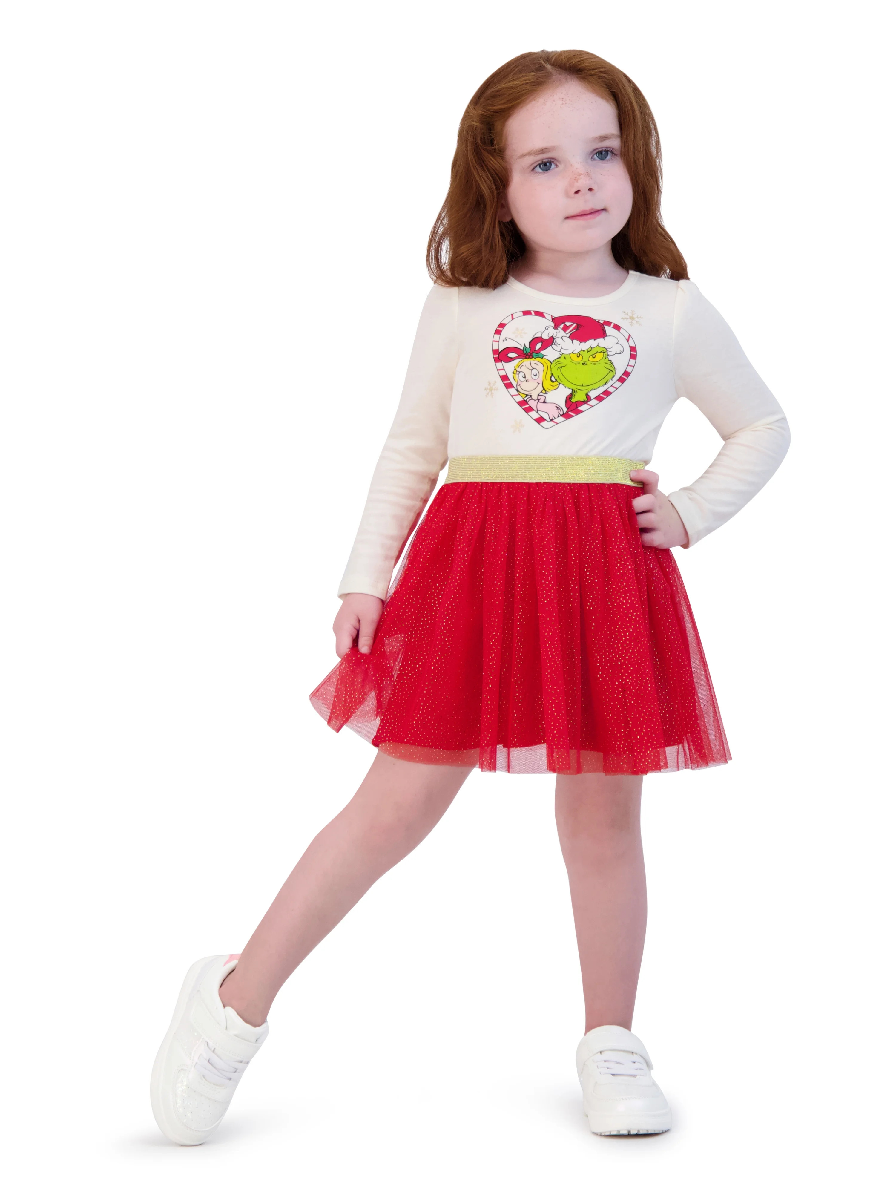 The Grinch Toddler Girl Tutu Dress, Sizes 12M-5T | Walmart (US)