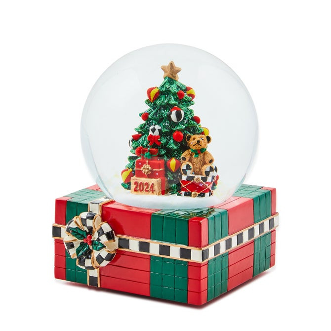 Gifts Under the Tree 2024 Snow Globe | MacKenzie-Childs