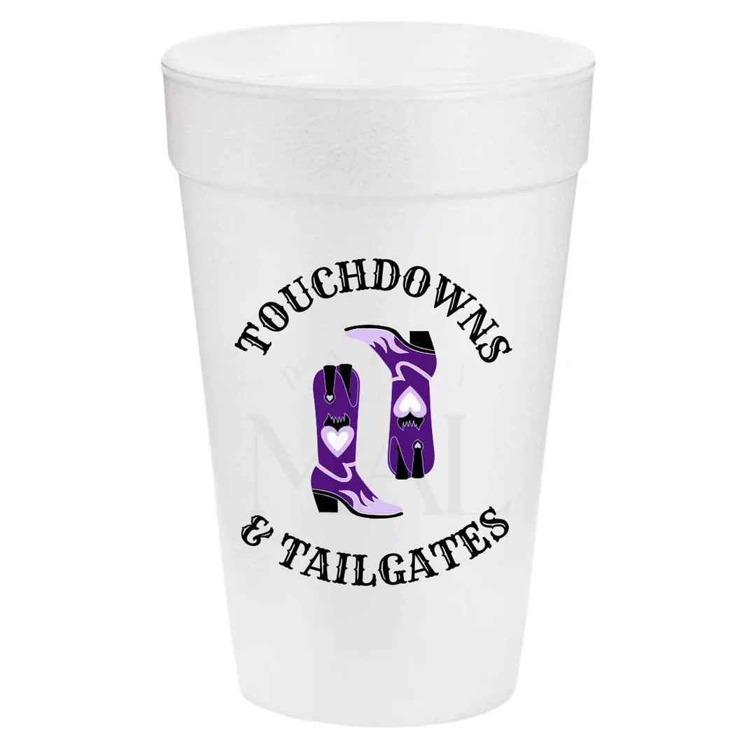 TCU 20oz Styrofoam Cup Sleeve, Fort Worth Football Cups, Gameday Cups, Frogs Gameday, Touchdowns ... | Etsy (US)