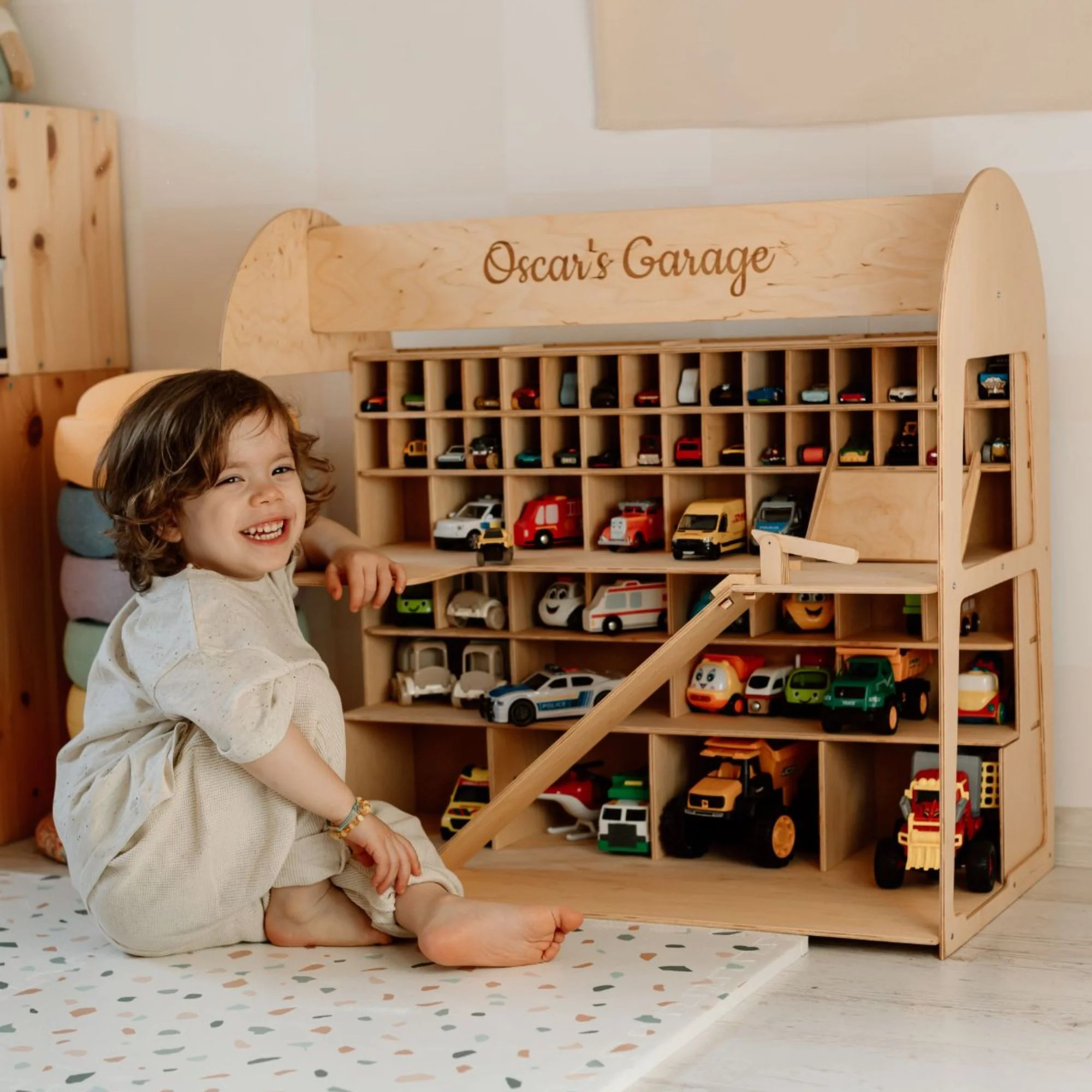 Toy Car Garage Storage | Enjoy The Wood Inc.