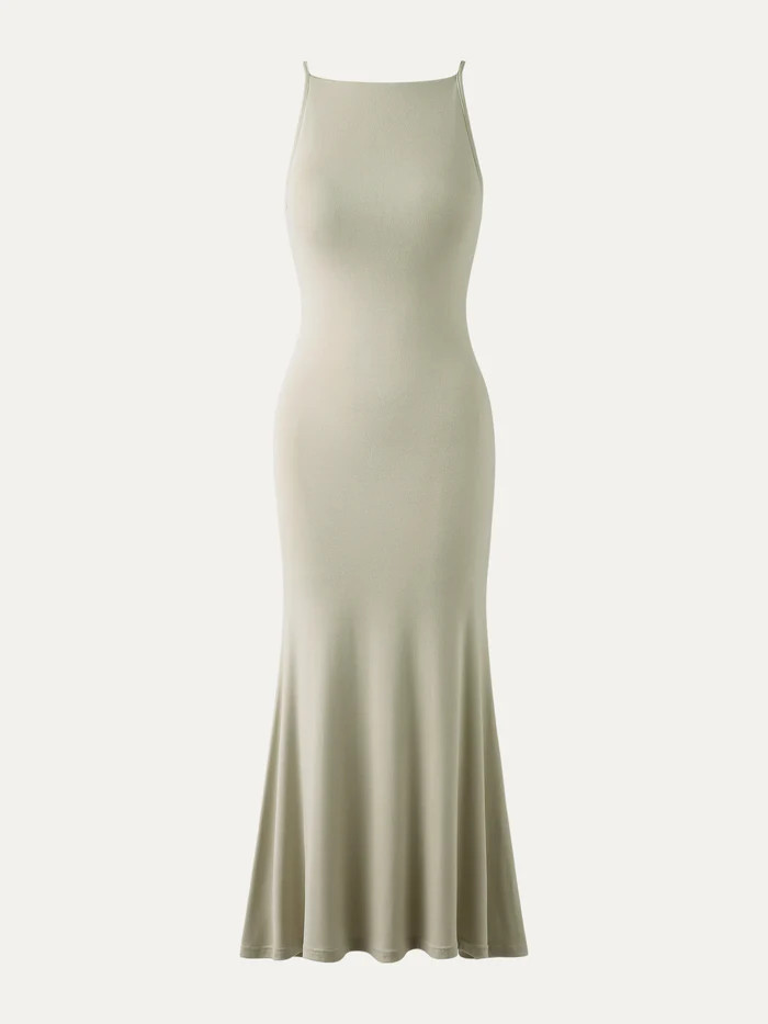 Eco-SkinKiss® Camilla Brami Midi Dress - Georgia Clay | OGL