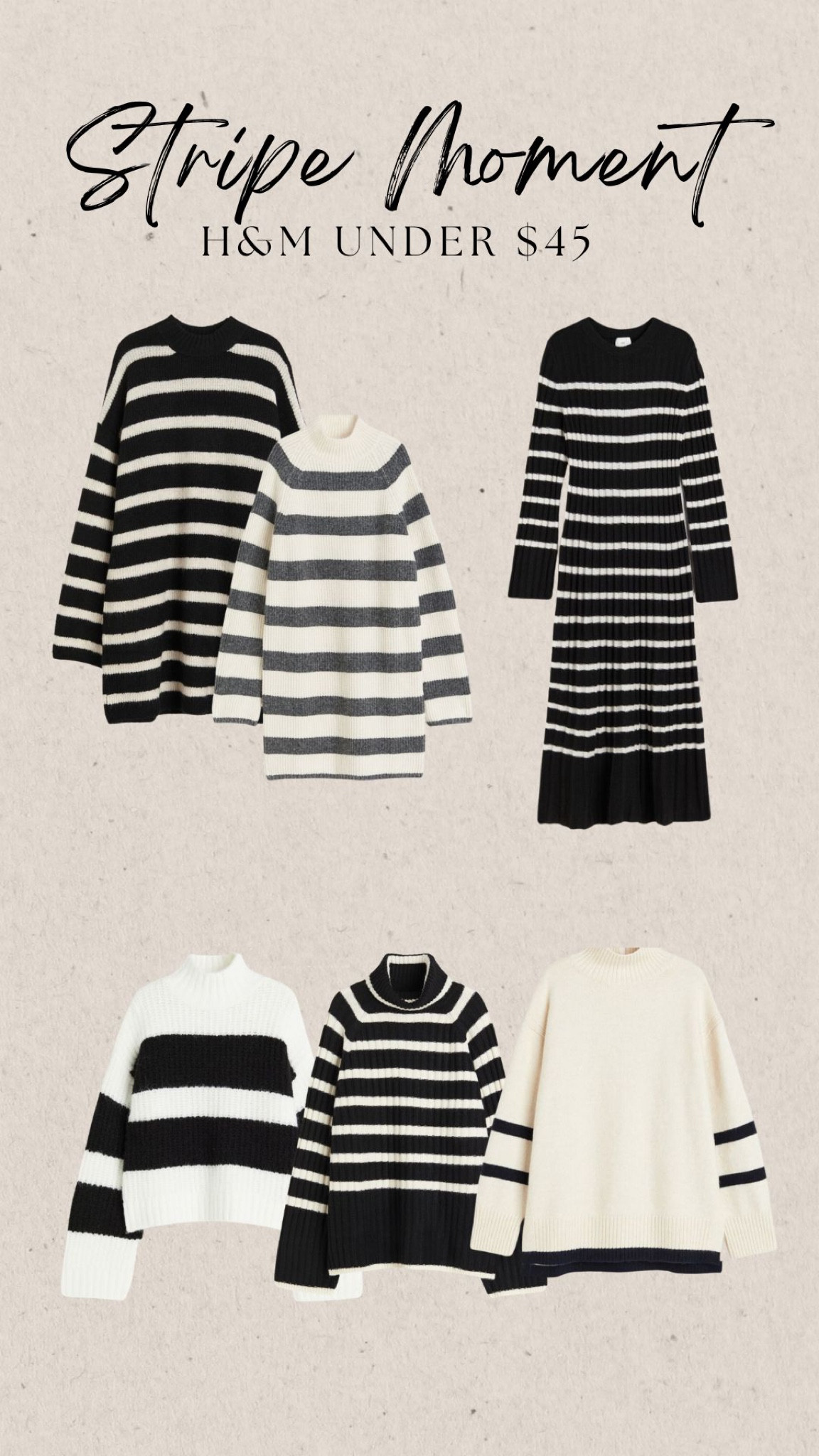 Stripe Sweaters under $50! For H&M I’ve been staying TTS! The quality has been really amazing this season for the sweaters. 

#LTKHoliday