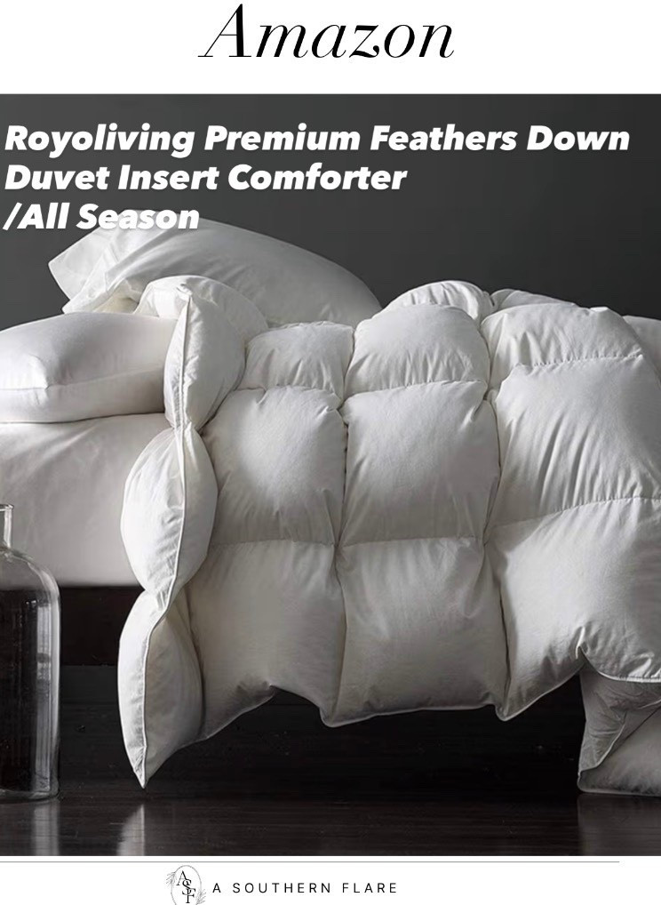 Royoliving Premium Feathers Down
Duvet Insert Comforter
/AII Season/Over 11 thousand reviews

#LTKFindsUnder100 #LTKHome #LTKFindsUnder50