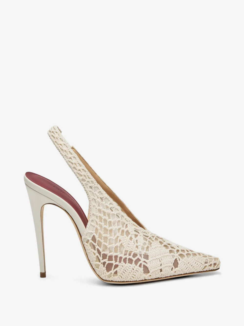 Magda Butrym lace overlay sandals - White | Farfetch Global
