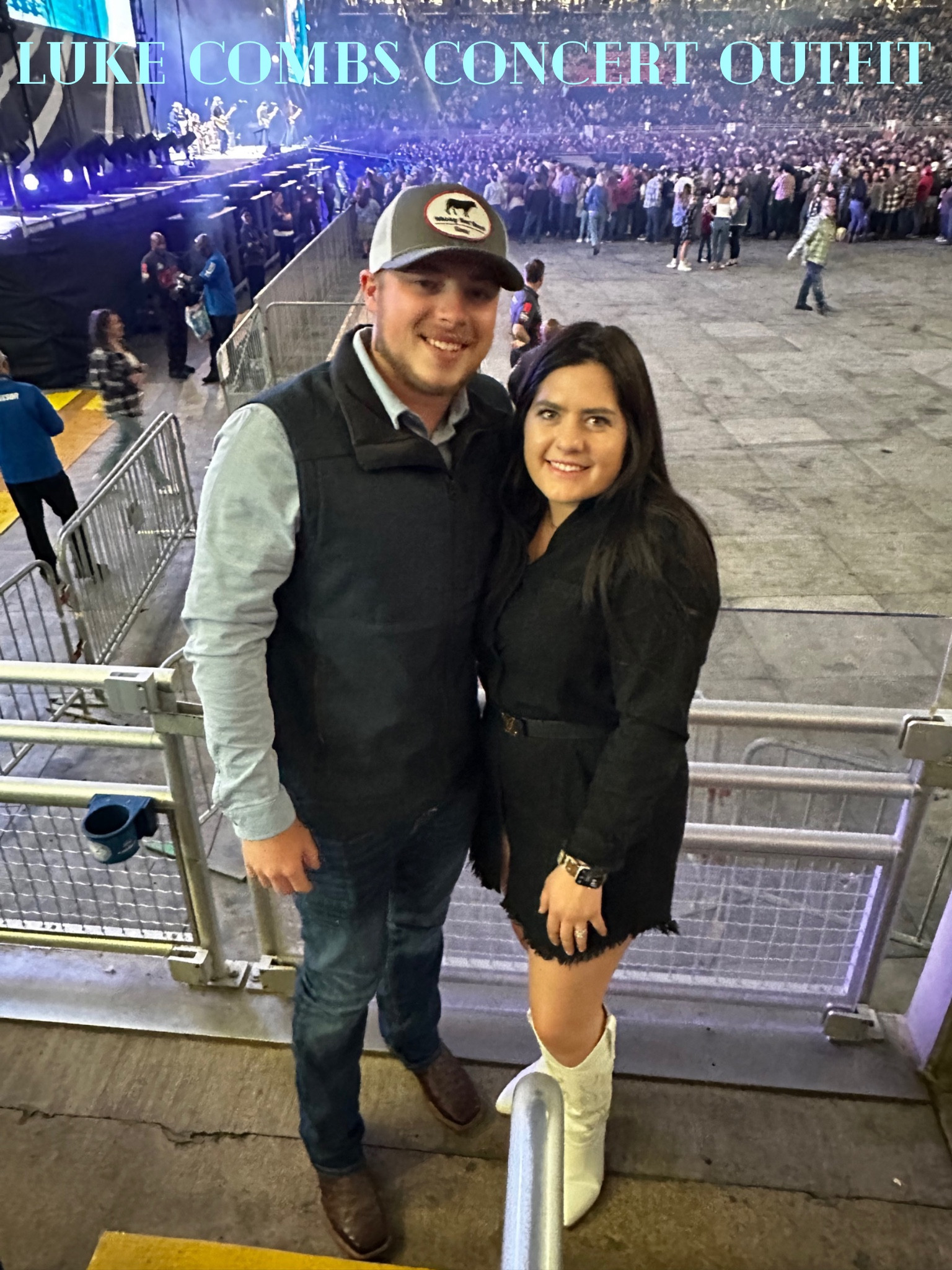 Luke Combs, Riley Green, & Lainey Wilson concert outfit! I wore a black jean dress from Amazon with white knee high boots; both are super comfy! 


Concert outfit, country concert outfit, jean dress, knee high boots, men’s outfit, lululemon, Amazon, Cinch 

#LTKFestival #LTKFind #LTKunder50