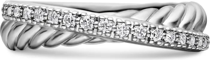 Crossover Ring with Diamonds | Nordstrom
