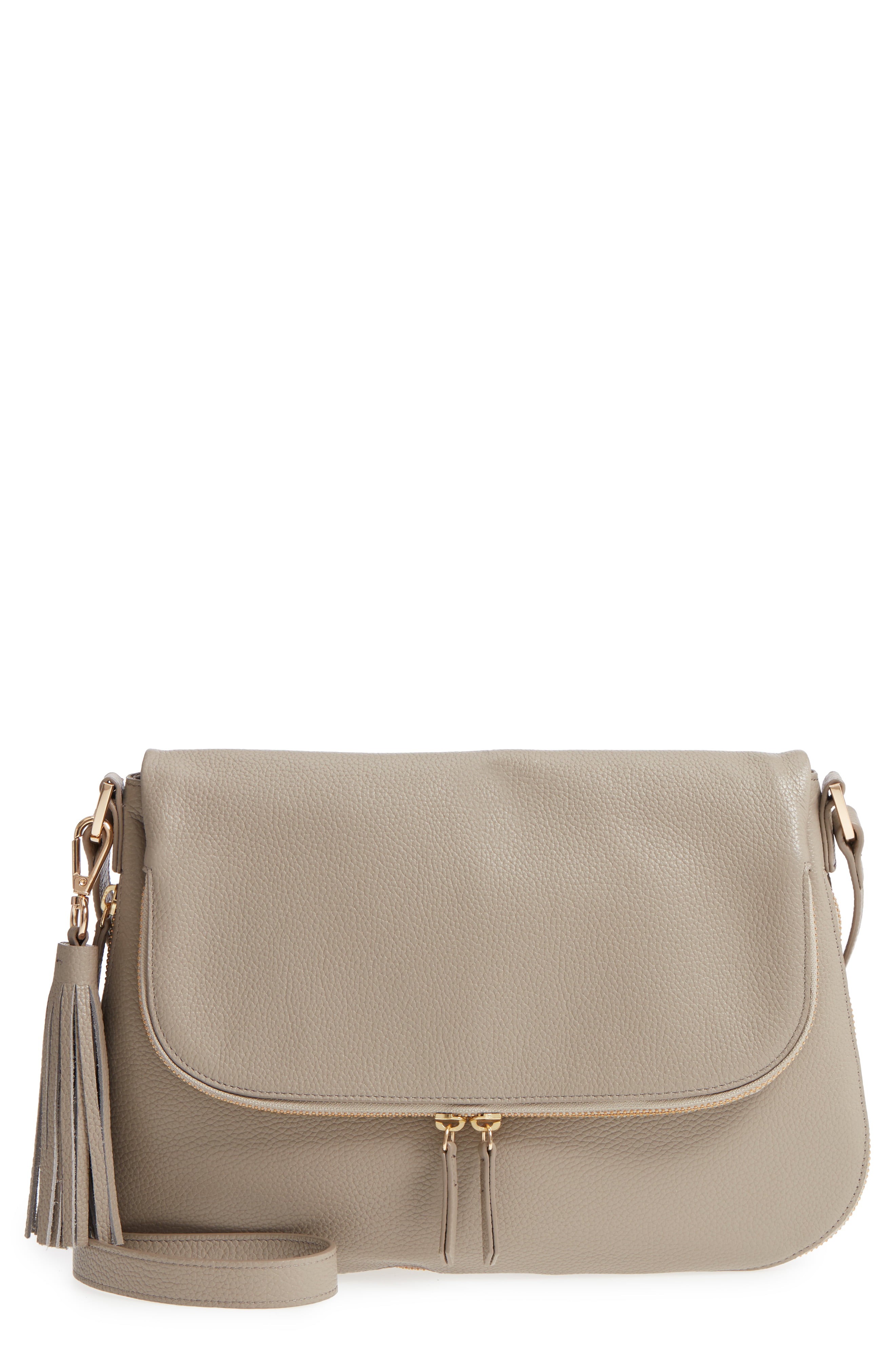 Nordstrom Kara Leather Expandable Crossbody Bag | Nordstrom