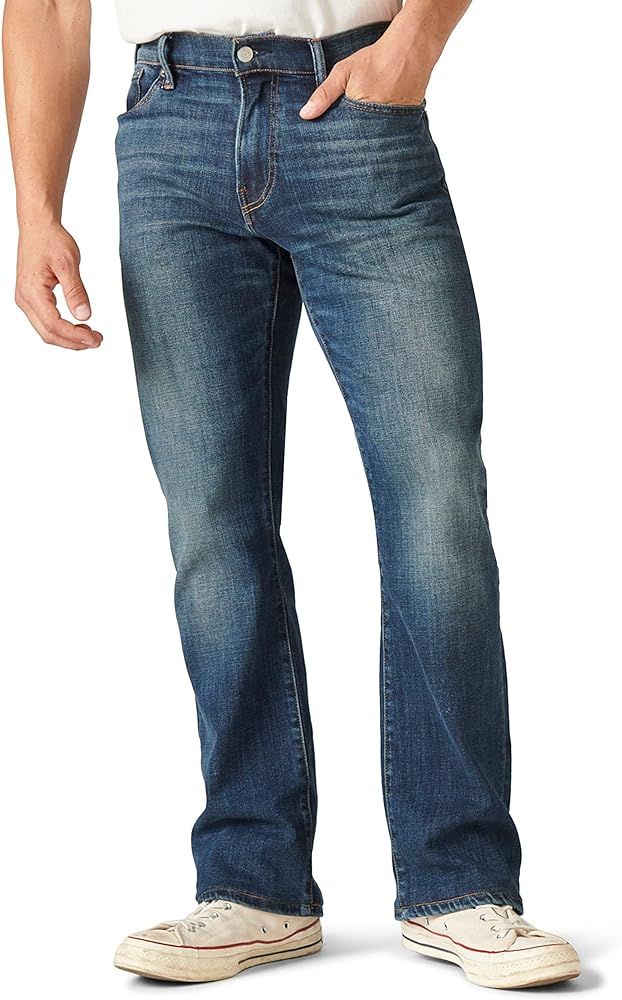 Lucky Brand Men's Easy Rider Bootcut Coolmax Stretch Jean | Amazon (US)