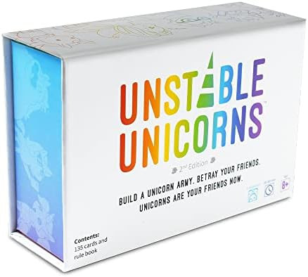 TeeTurtle Unstable Unicorns Card Game - A strategic card game and party game for adults & teens | Amazon (US)