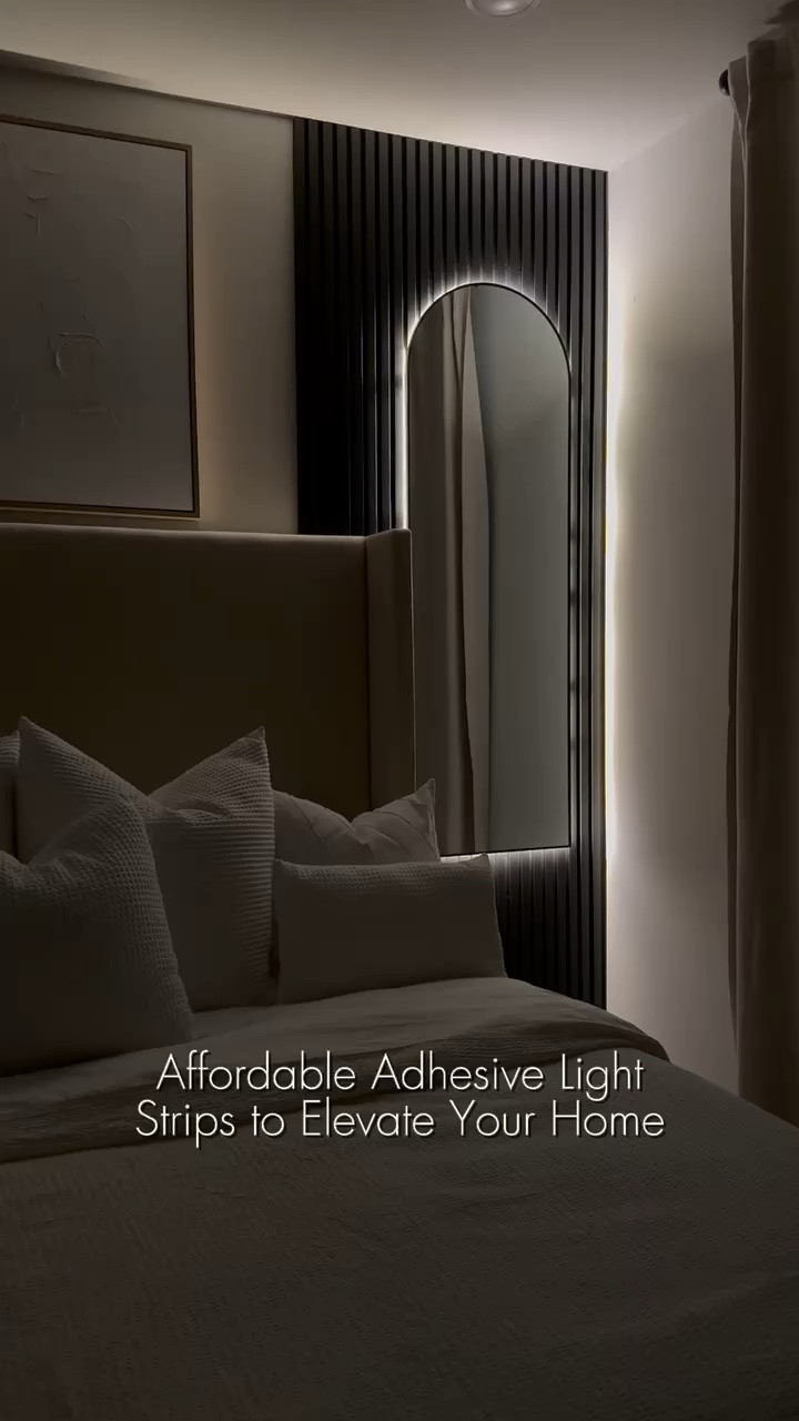 These light strips are the perfect way to create a warm and moody feel to your bedroom! (Or anywhere in your home). I also linked the necessary adapter for the plug in, as well some other decor from video. 

#LTKVideo 

#LTKFamily #LTKHome