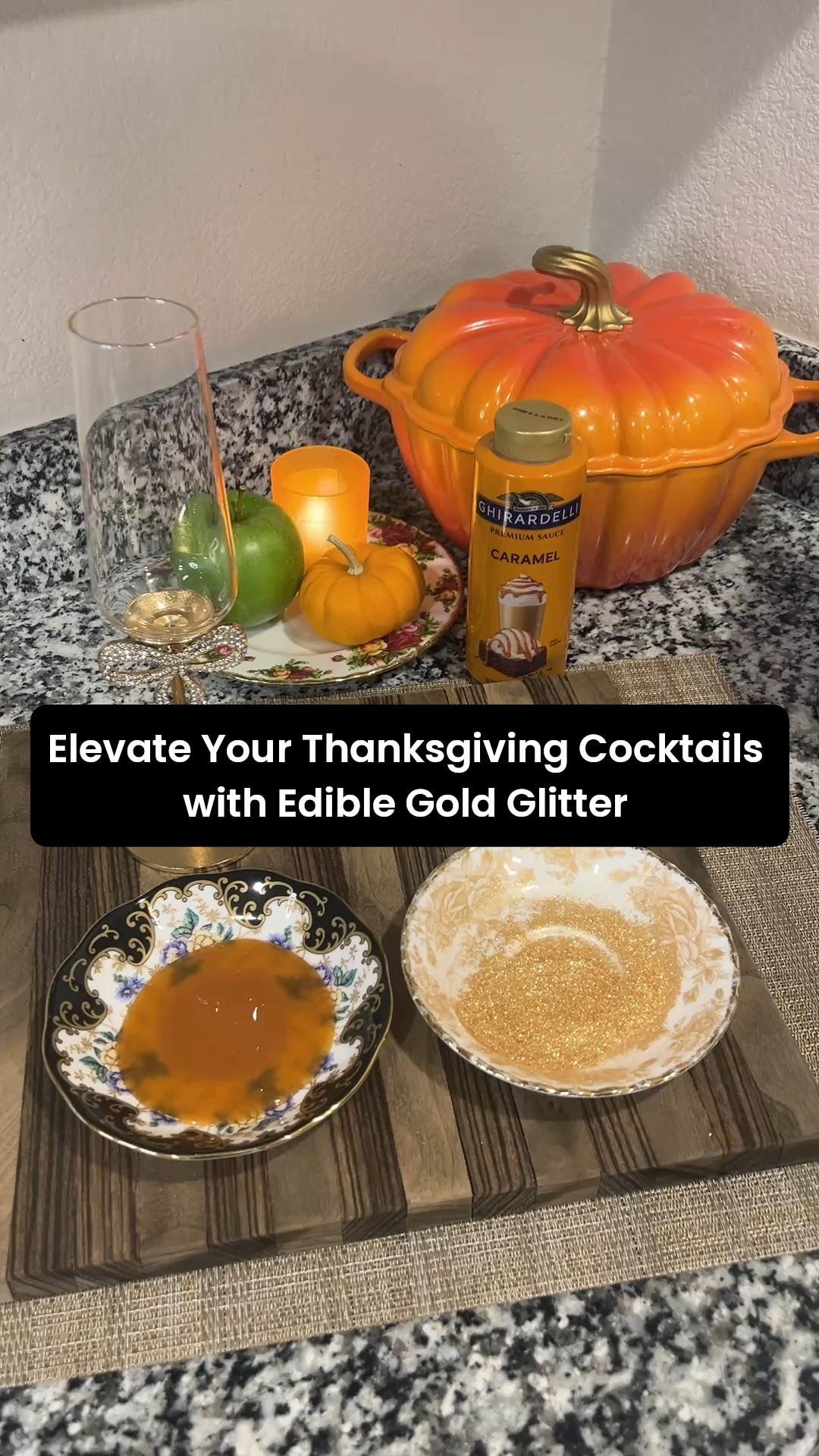 This Thanksgiving when serving wine or champagne, 🍾 serve your guests with a fancy rimmed glass of edible gold glitter. ✨ #partytips #thanksgivingideas #goldglitter #cocktails #holidaydrinks #entertaining

#LTKHoliday #LTKHome #LTKfoodie