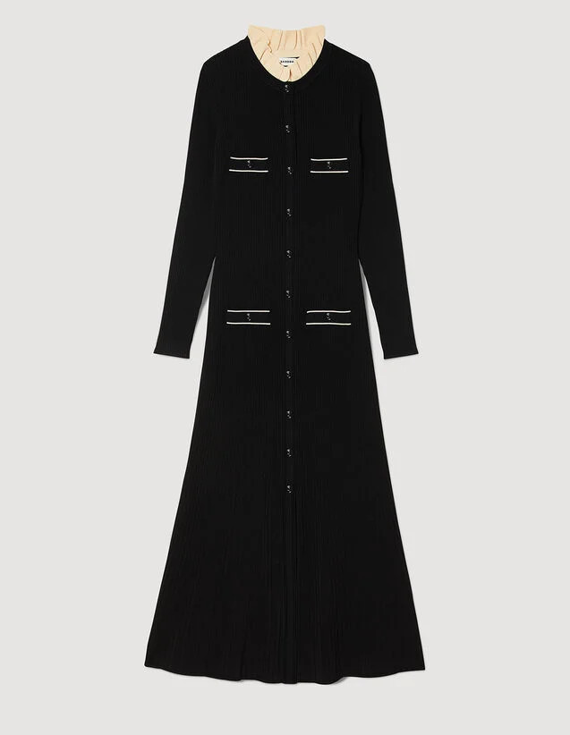 Knit maxi dress | Sandro-Paris US