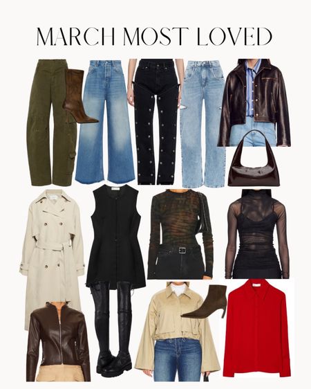 March’s most loved items! Favorite jeans, an Aritzia staple trench coat, boots & more 

#LTKshoecrush #LTKstyletip #LTKbeauty