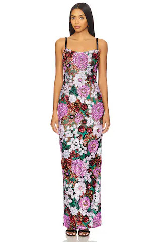 Bronx and Banco Dahlia Gown in Pink Multi from Revolve.com | Revolve Clothing (Global)