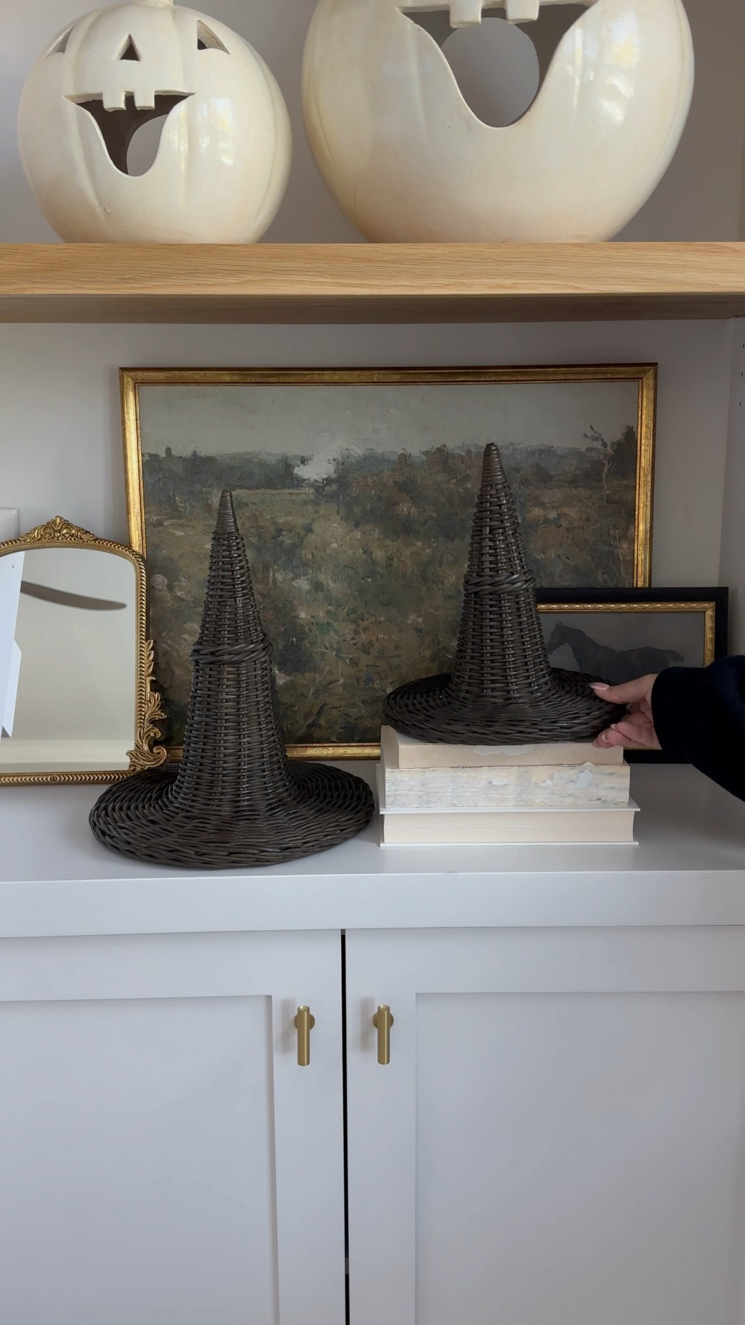 THEY’RE BACK!!! I couldn’t be more excited that these beauties are back again this year 🖤🧙✨ elevate your Halloween with gorgeous wicker witch hats 

#LTKHome #LTKFindsUnder100 #LTKSeasonal