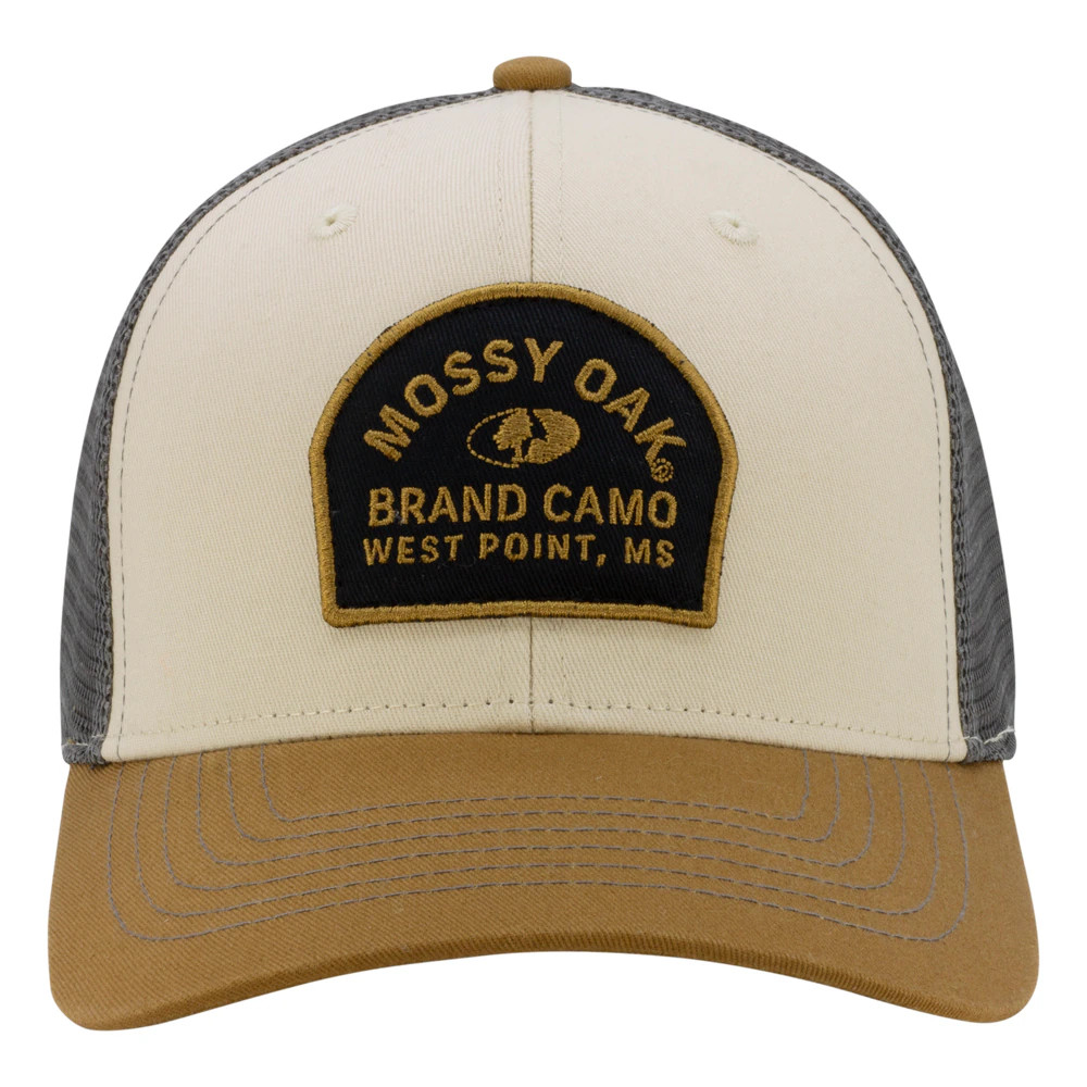 Mossy Oak Men's Kahki/Grey 70/30 cotton/poly Baseball cap Adult | MOK-765GSC | Lowe's