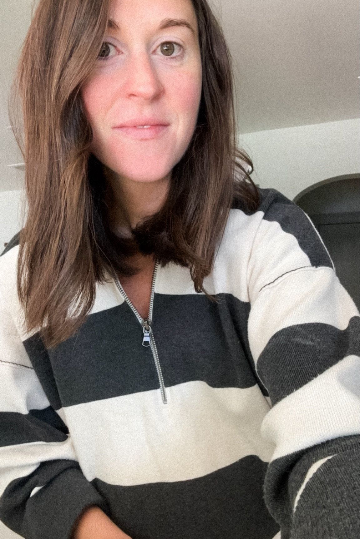 comfiest quarter zip pullover: size XS with a 38 week bump

#LTKU #LTKstyletip #LTKbump