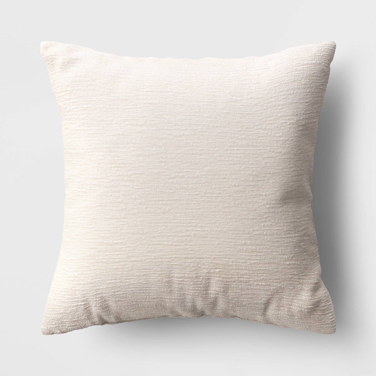 Textured Velvet Square Throw Pillow Ivory - Threshold™ | Target