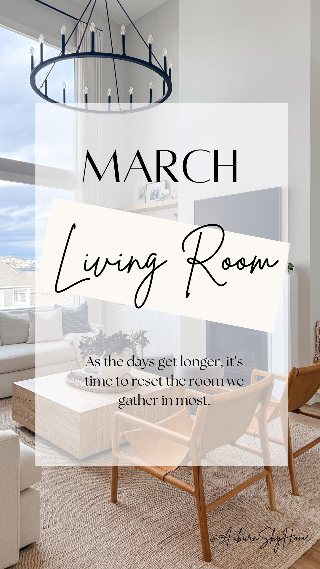 • M A R C H • Room 3 of 12 focuses on the living room; the space that quietly sets the tone for the rest of our home.

It’s the room we gather in, unwind in, and reset each night before the next day begins.

This month I’ll be refining the details that help it function well every day: simplifying blanket storage, managing cords, creating a small charging station for devices, and refreshing the space for spring.

Small changes that help the room feel calmer, more intentional, and easier to maintain.

I’ll share the process here and in stories as I go.

What’s one small thing in your living room that never quite seems to stay organized?


#LTKmomlife #LTKHome