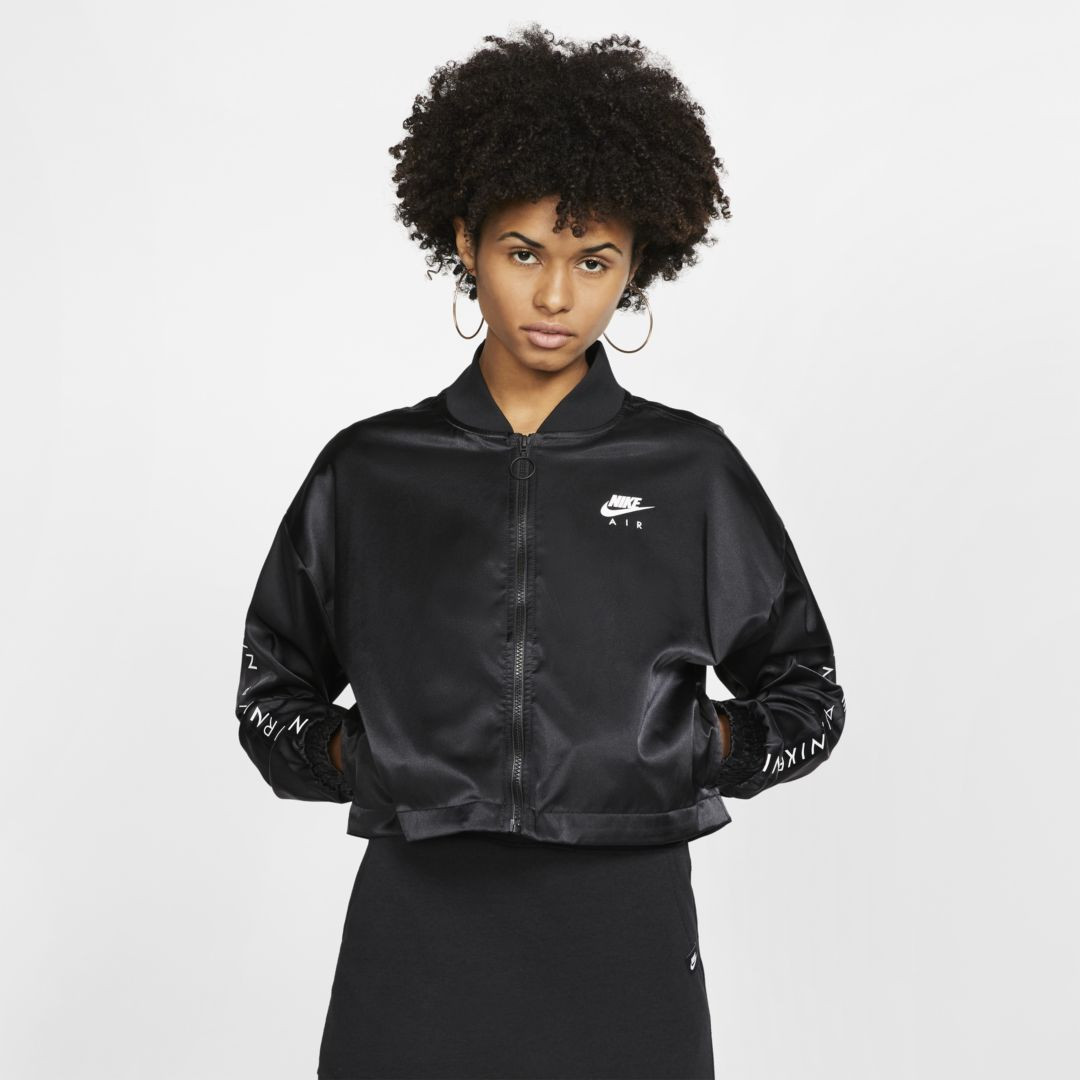 Nike Air Women's Satin Track Jacket (Black) - Clearance Sale | Nike (US)