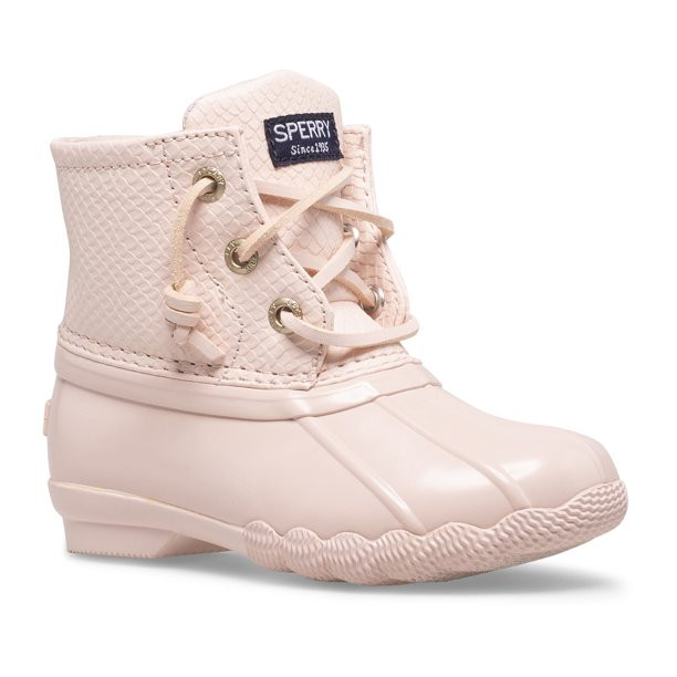 Sperry Top-Sider Kids Unisex Saltwater Nylon Quilt Boot - Walmart.com | Walmart (US)