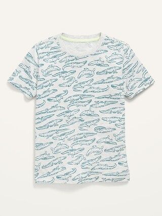 Softest Printed Crew-Neck T-Shirt for Boys | Old Navy (US)