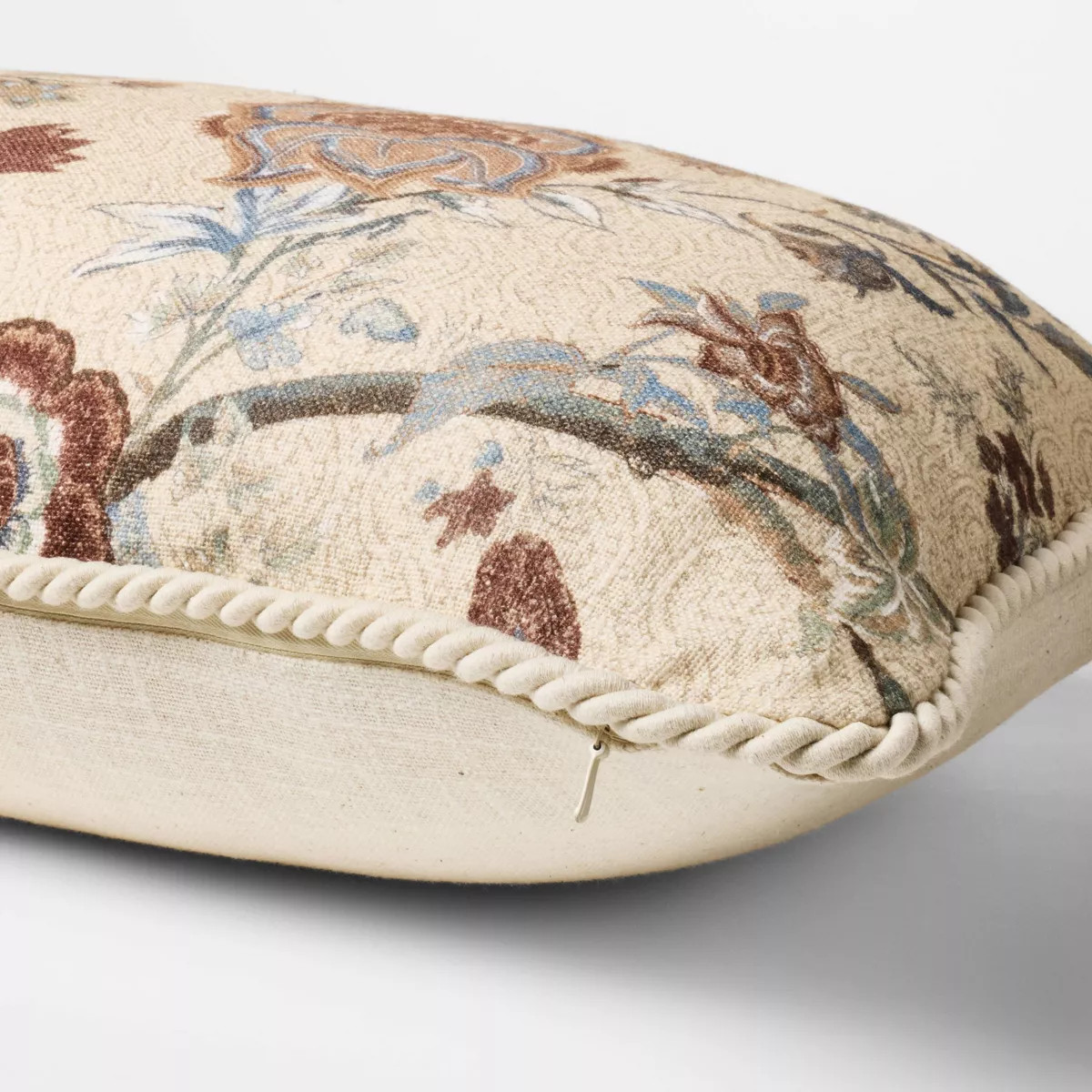Lumbar Ground Floral Throw Pillow Cream - Threshold\u2122 designed with Studio McGee | Target