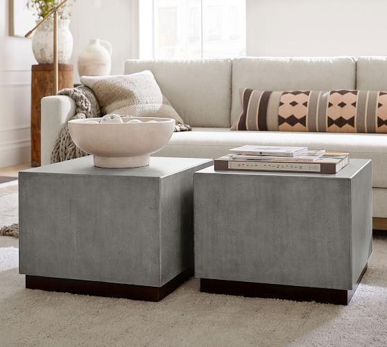 Byron 22" Cube Bunching Table | Pottery Barn (US)