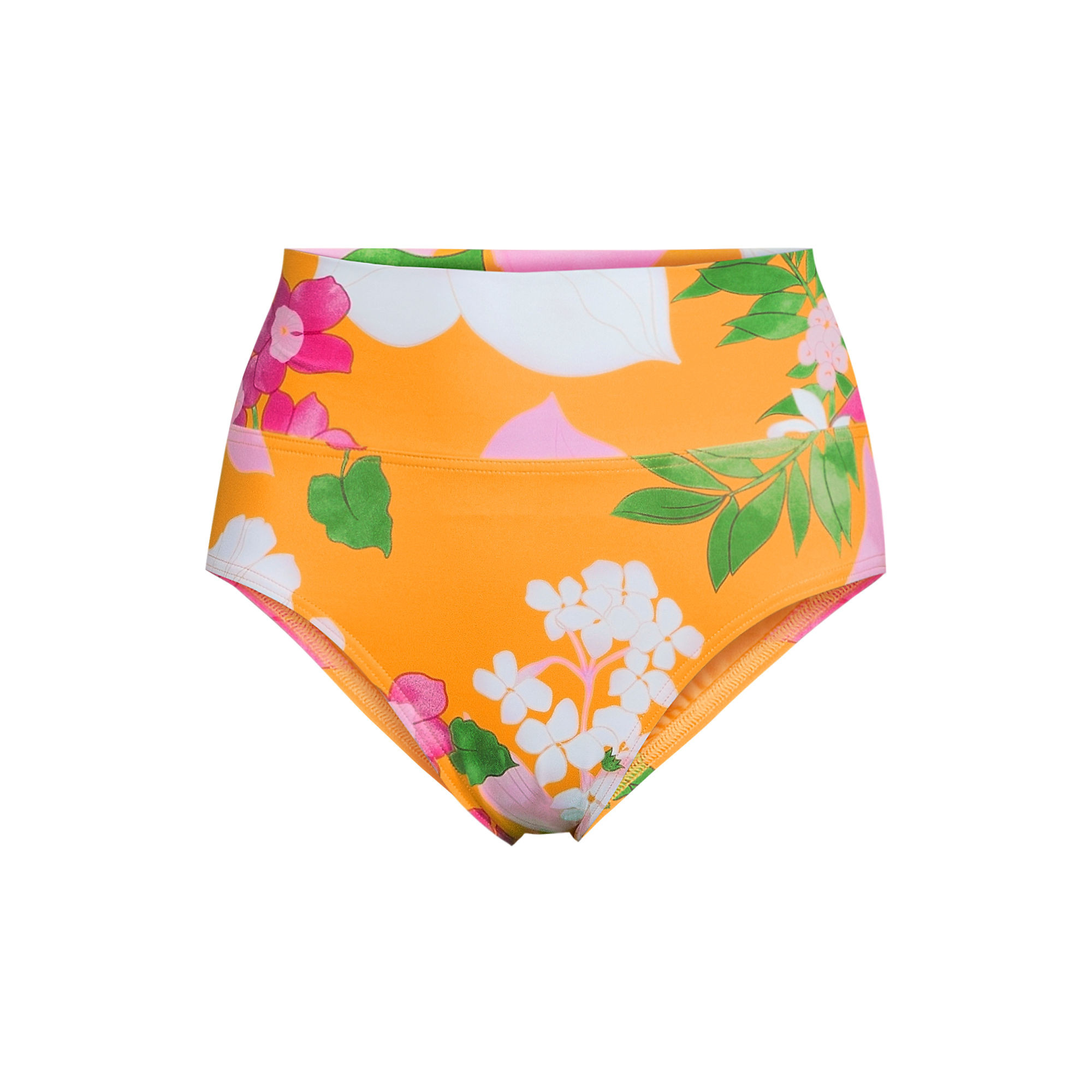 Women's Pinchless High Waisted Bikini Bottoms | Lands' End (US)