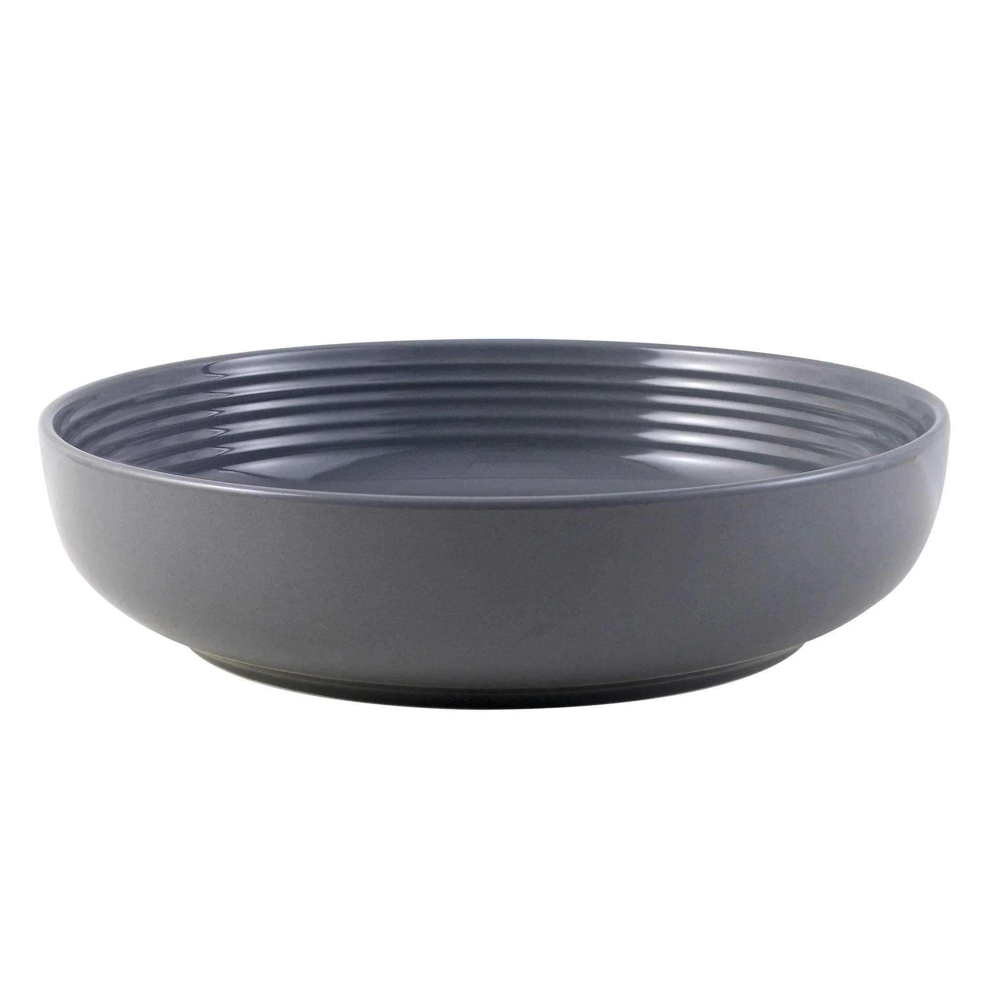 Mainstays Chiara Stoneware Round Gray Dinner Bowl - Walmart.com | Walmart (US)