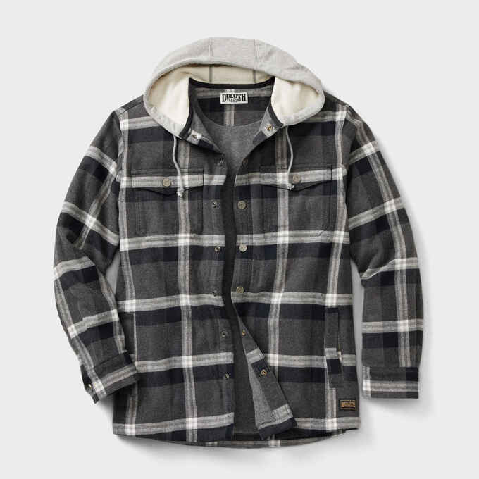 Men's Flapjack Relaxed Fit Hooded Shirt Jac | Duluth Trading Company