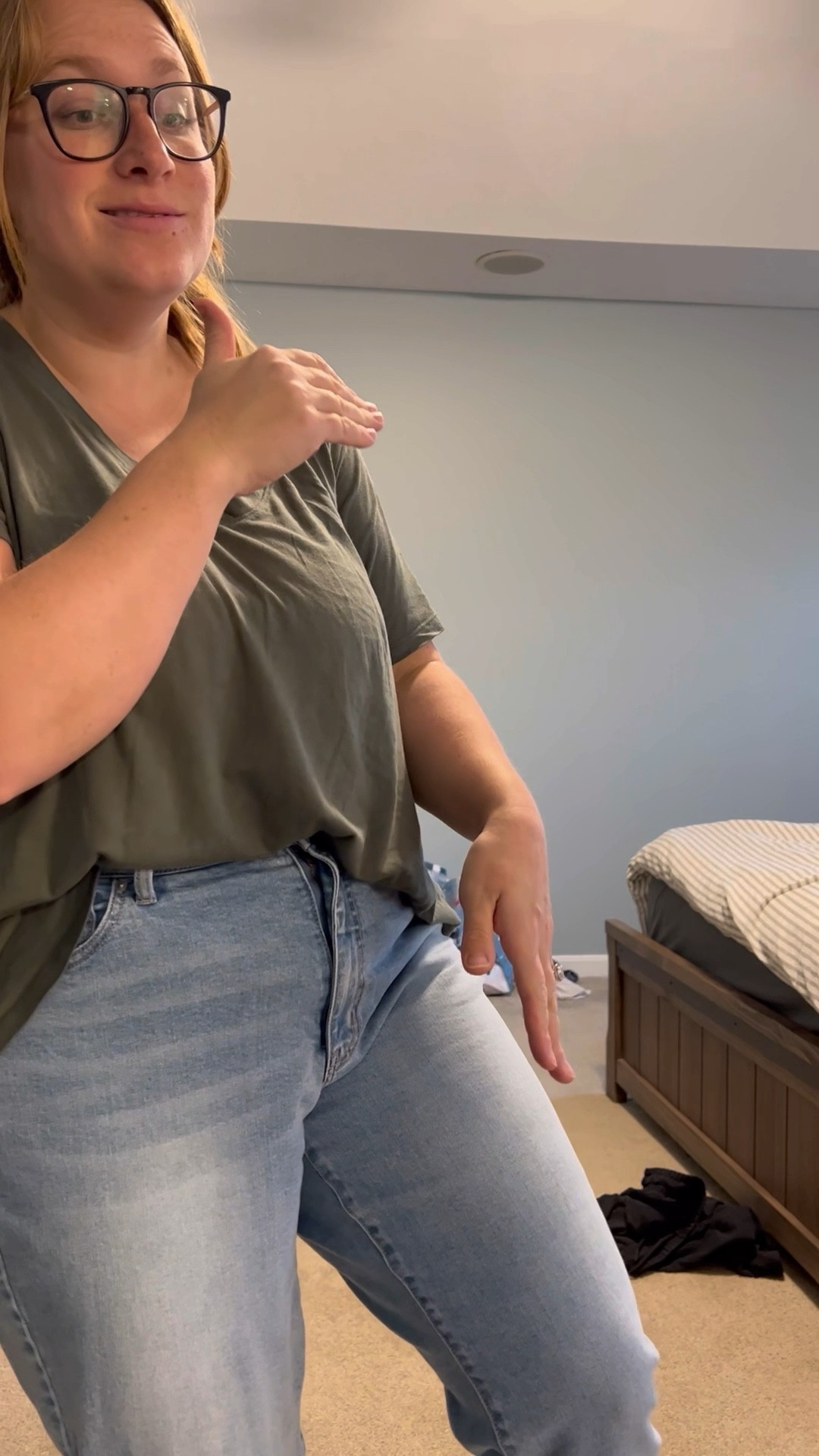 Time & True High Rise Straight Jeans review! 

I’m wearing a size 16 and have SPACE. Going to order the 14 to see if that fits better! 

#LTKfindsunder50 #LTKVideo #LTKmidsize